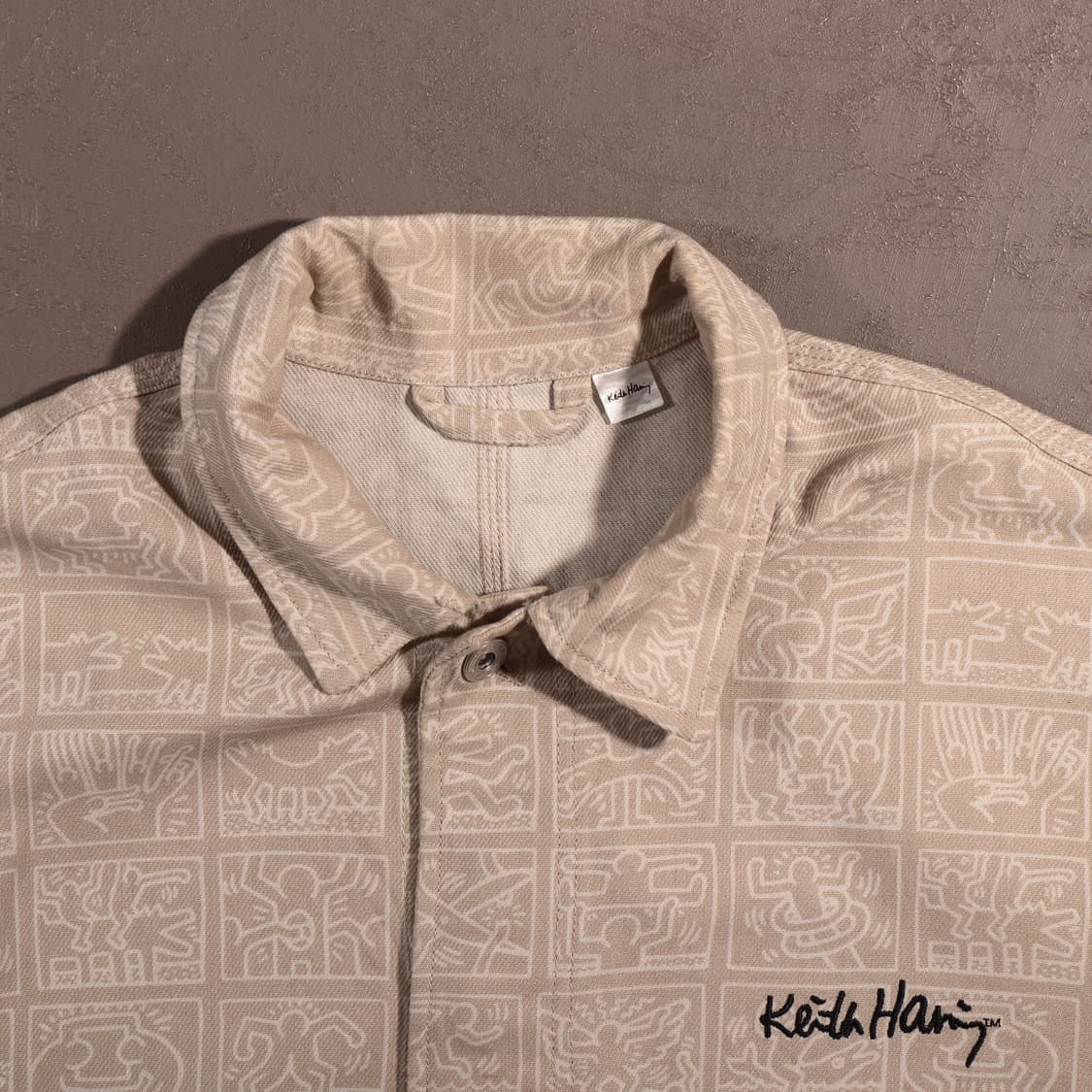 키스 해링 패턴 데님자켓 C503 상품이미지3