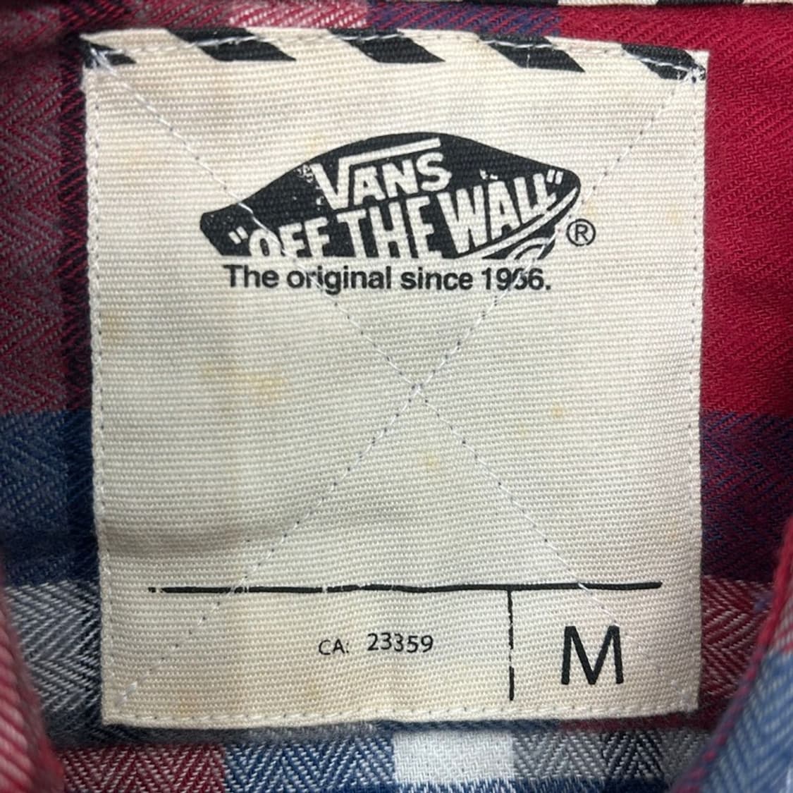 반스 웨스턴 체크 셔츠 M 상품이미지4