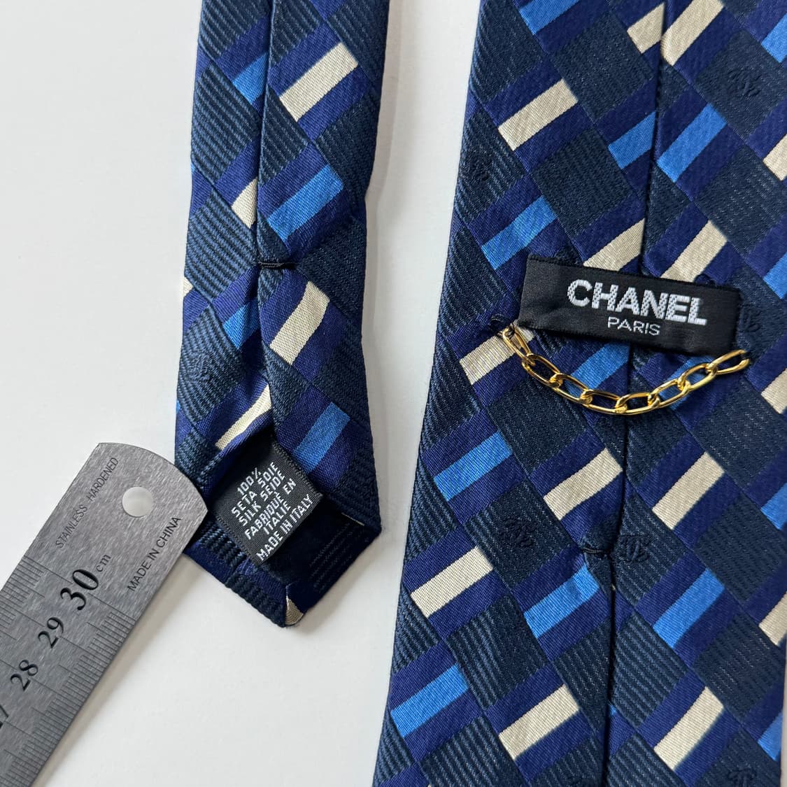 샤넬(CHANEL) 모노그램 명품 정품 넥타이 상품이미지6