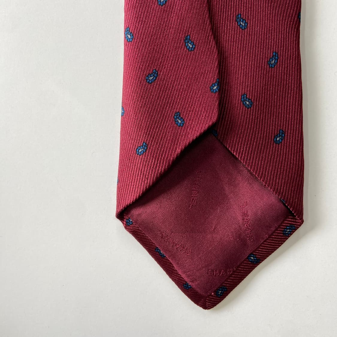 샤넬(CHANEL)  심플로고  명품 정품 넥타이 상품이미지4