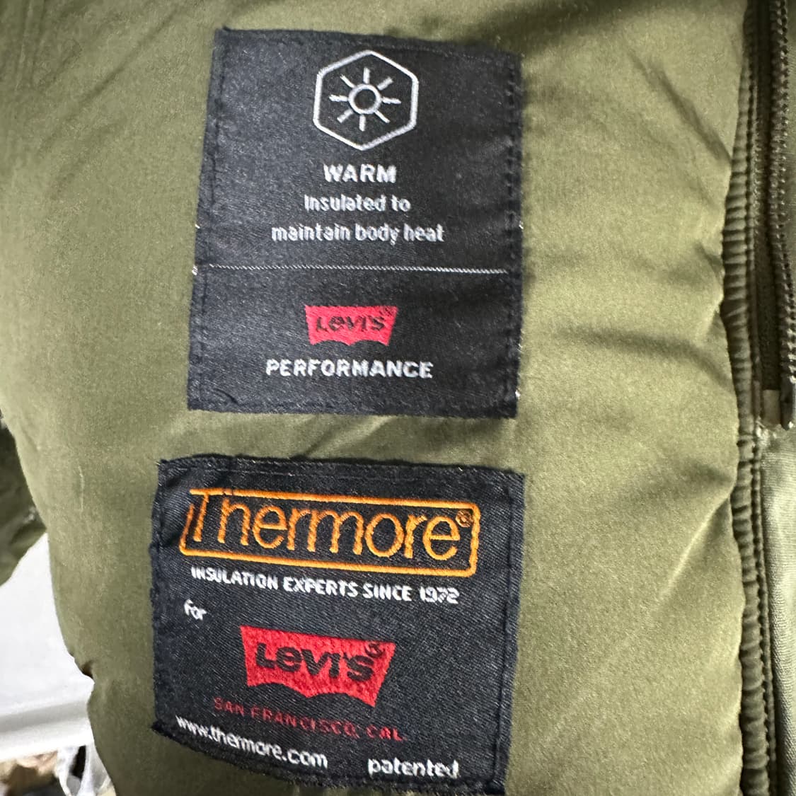 리바이스 패디드 점퍼 상품이미지4