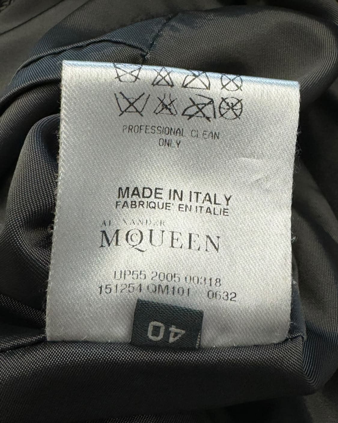 알렉산더 맥퀸 05AW 자카드 롱 코트 상품이미지9