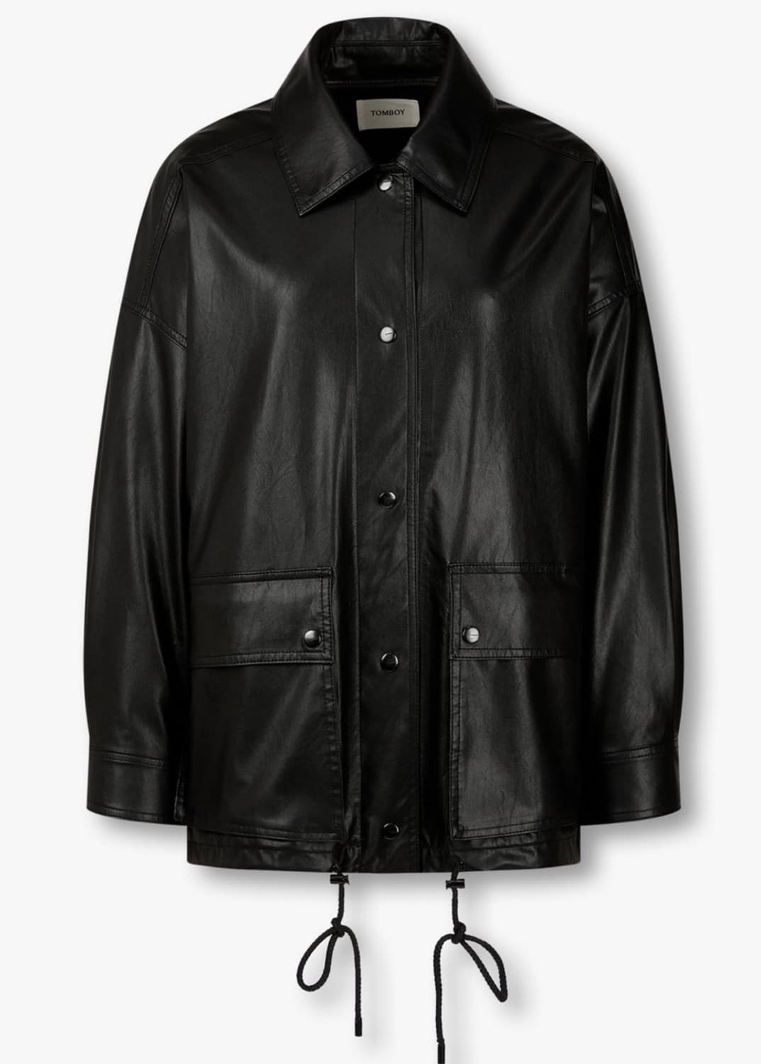 스튜디오 톰보이 신세틱 레더 하프 자켓 상품이미지2