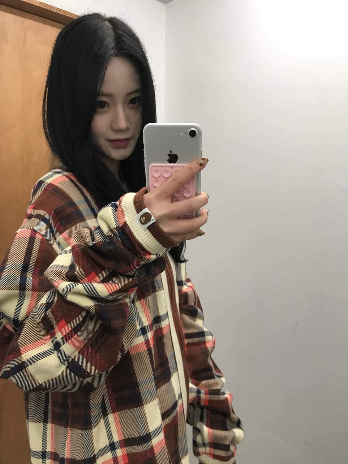 A BATHING APE Bape Check Zip Jacket 상품이미지2