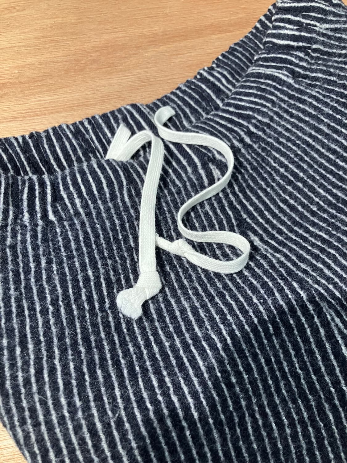 COMME des GARÇONS 스트라이프 울 이지 크롭 팬츠 S 상품이미지10