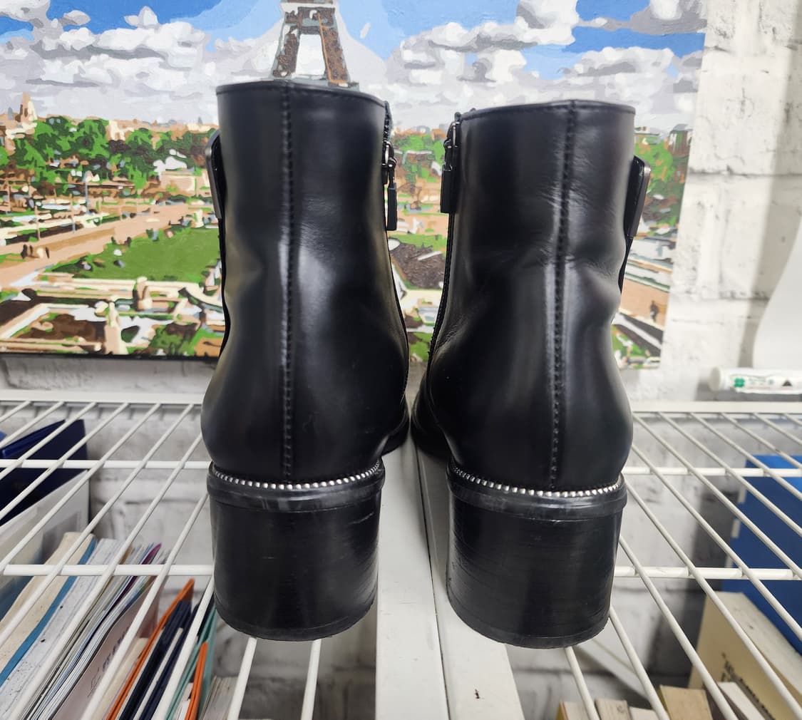 탠디 여성앵클부츠 250 블랙 가죽부츠 HD27 상품이미지4