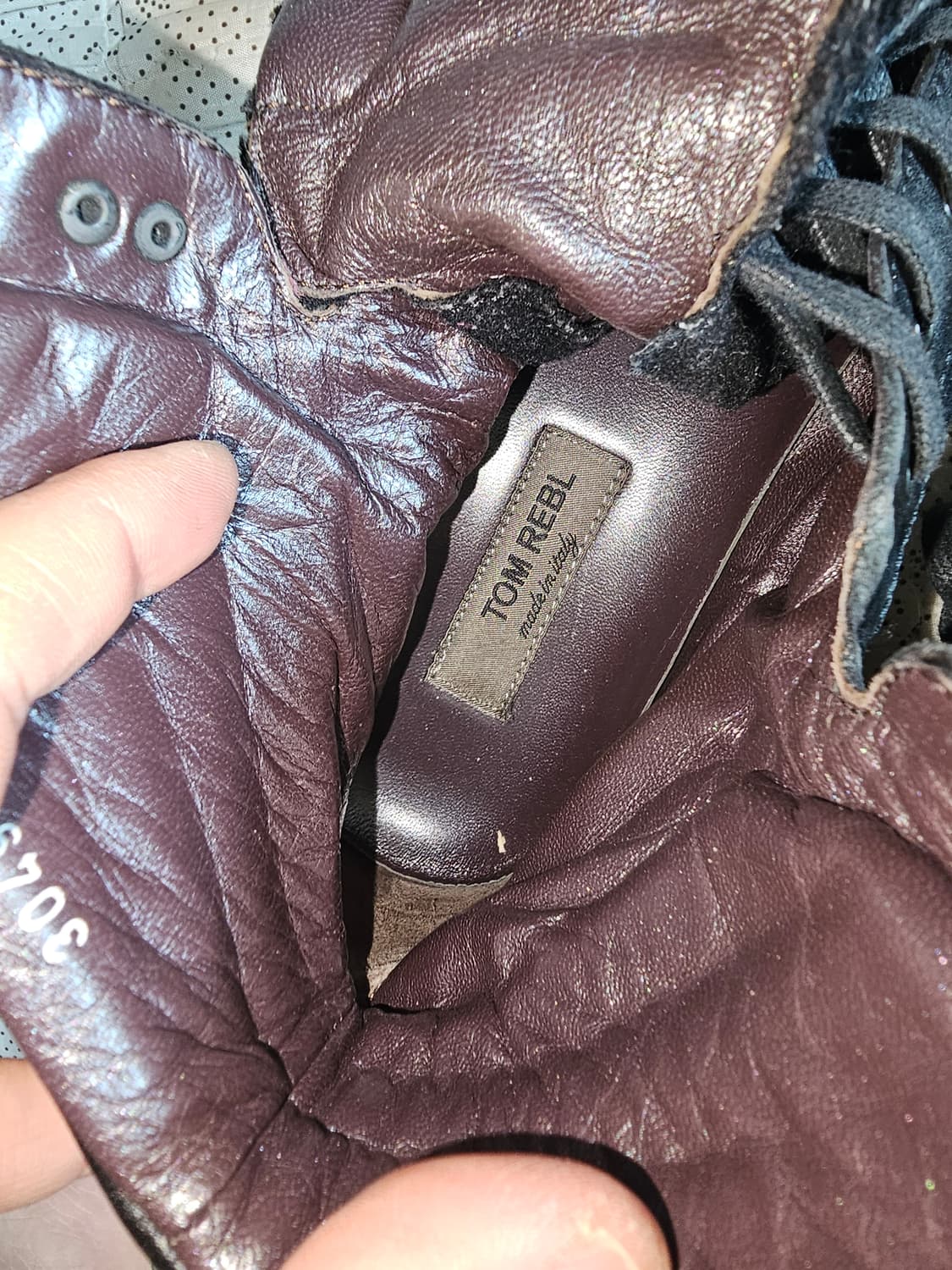 탐레블(TOM REBL) 하이탑 스니커즈 상품이미지5