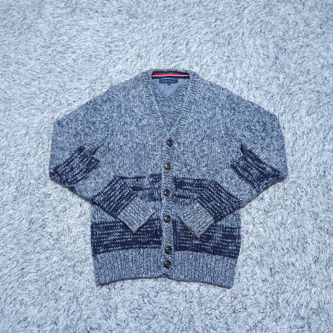 타미힐피거) S 남자 브이넥 겨울가디건 / 왕눈이샵 상품이미지1