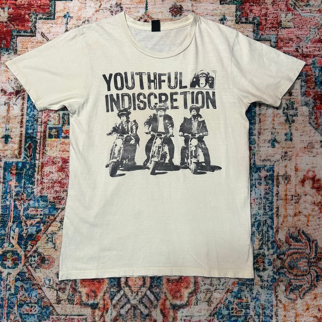 [M] 일본 빈티지 그래픽 반팔 티셔츠 상품이미지1