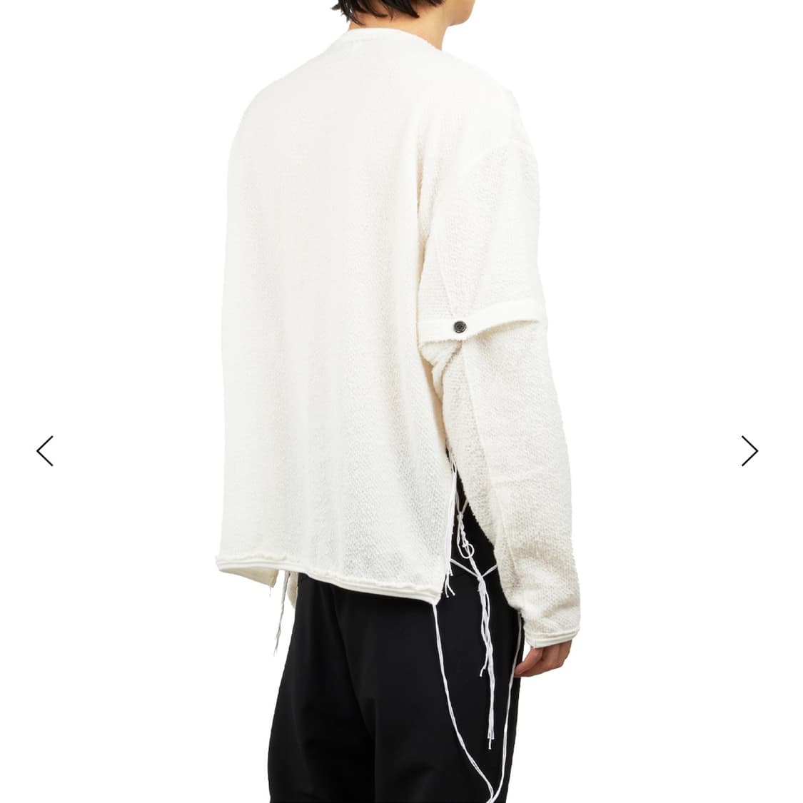 FACCIES BOUCLE MESH LS 아이보리 상품이미지5