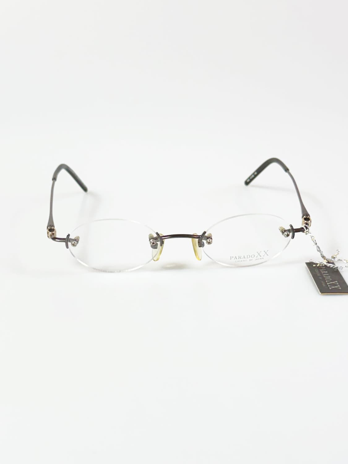 PARADOXX 무테 오벌 메탈 프레임 빈티지 안경 상품이미지2