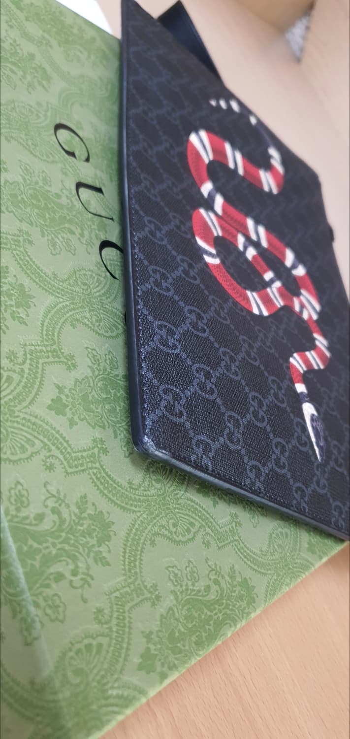 구찌 스네이크 클러치/클러치백 정품A급(감정O) 상품이미지6