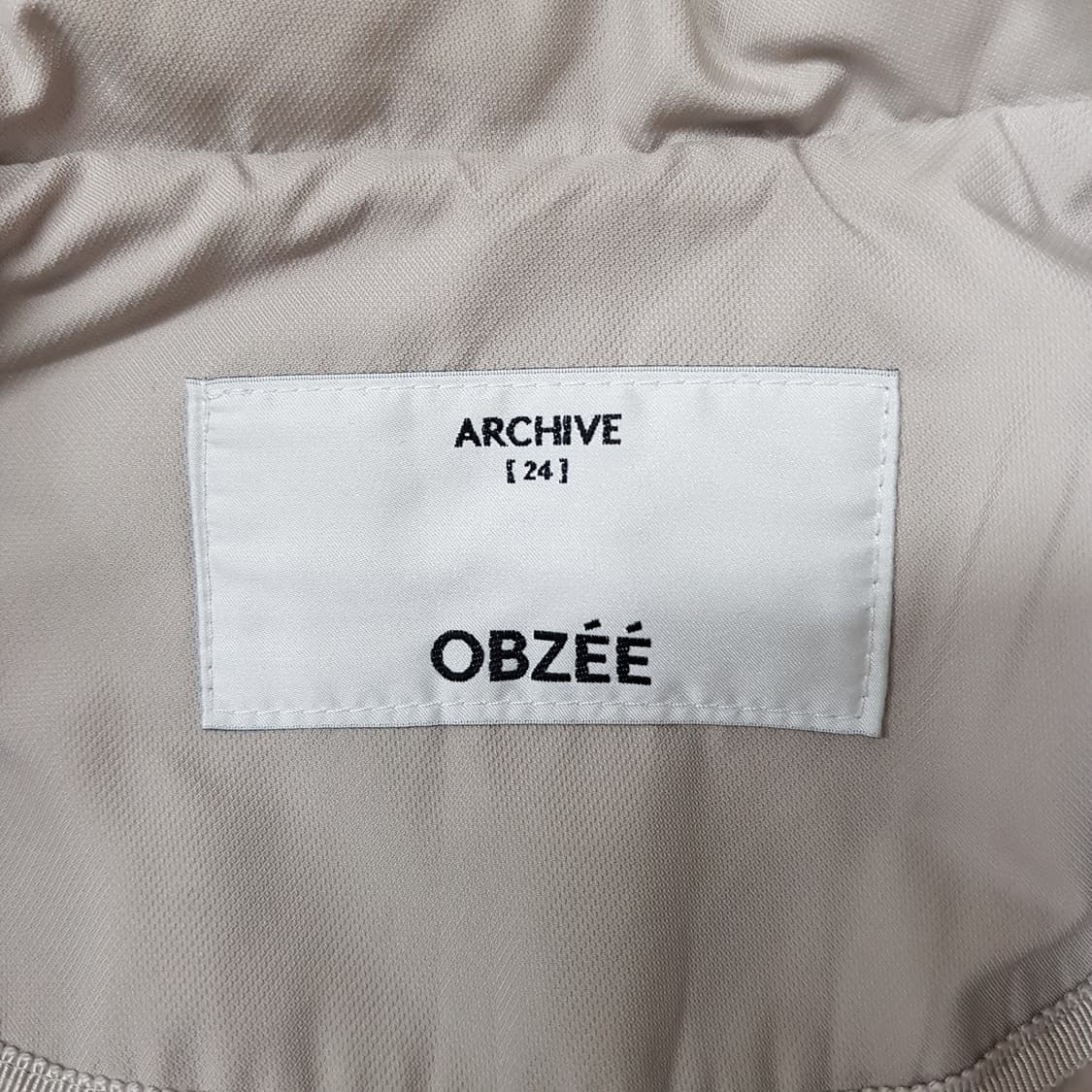 오브제 OBZEE 2021 롱 구스 다운 코트 82-94-160사이즈 상품이미지6