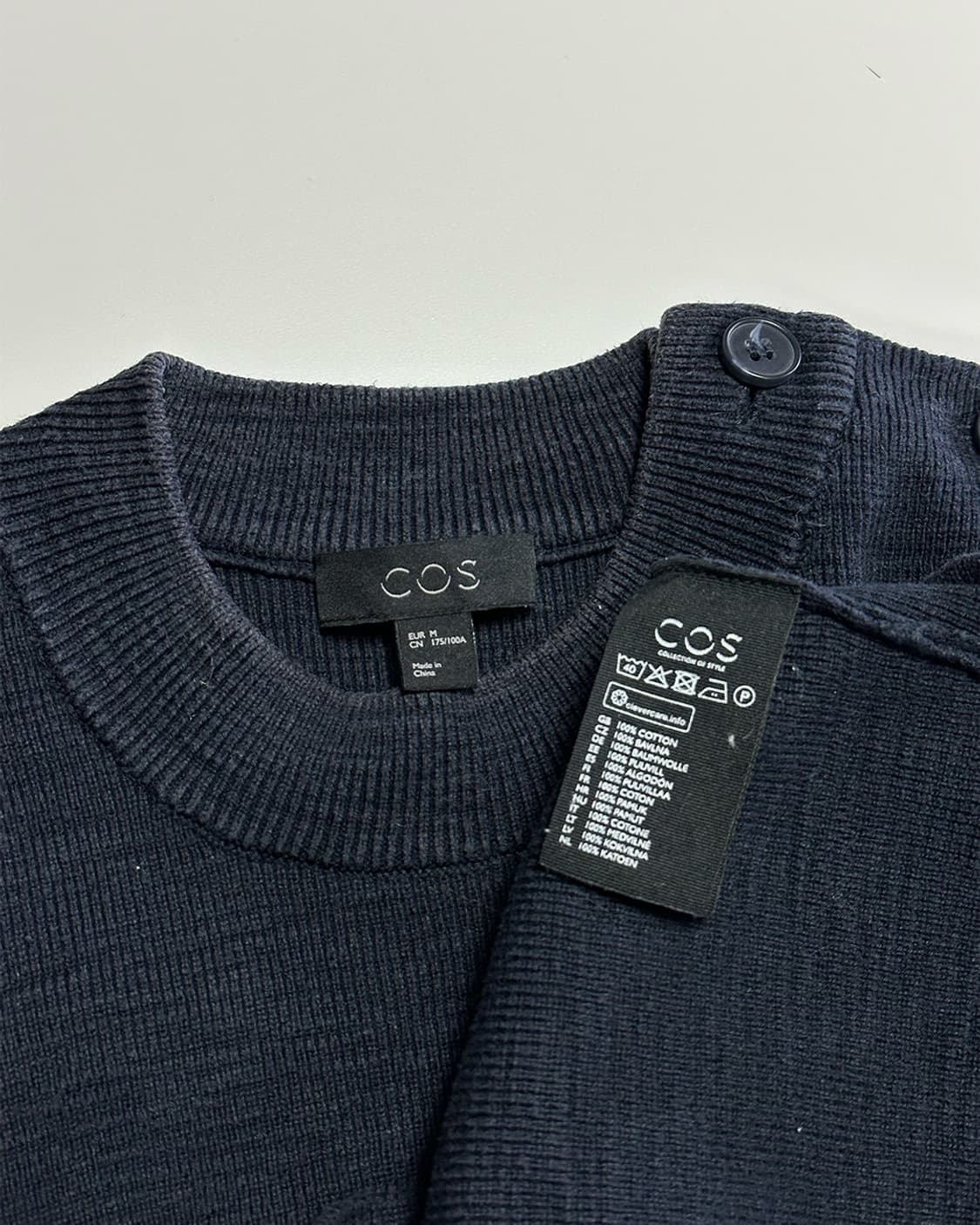 코스 숄더 버튼 니트 상품이미지3