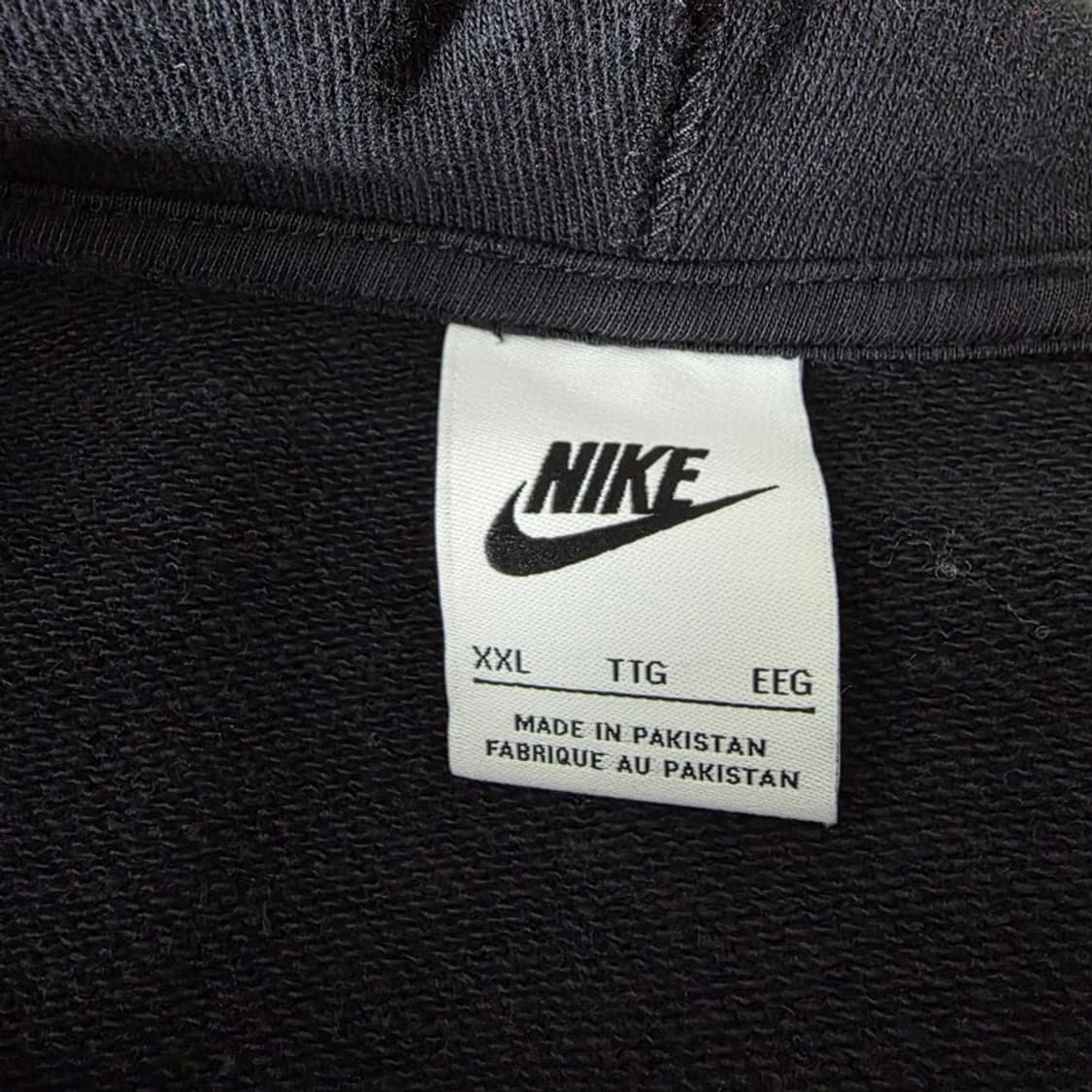 나이키 빅스우시 반집업 후드 블랙 XXL 상품이미지5