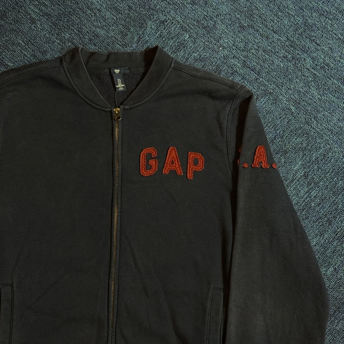 GAP 갭 블랙 빈티지 집업 자켓 상품이미지2