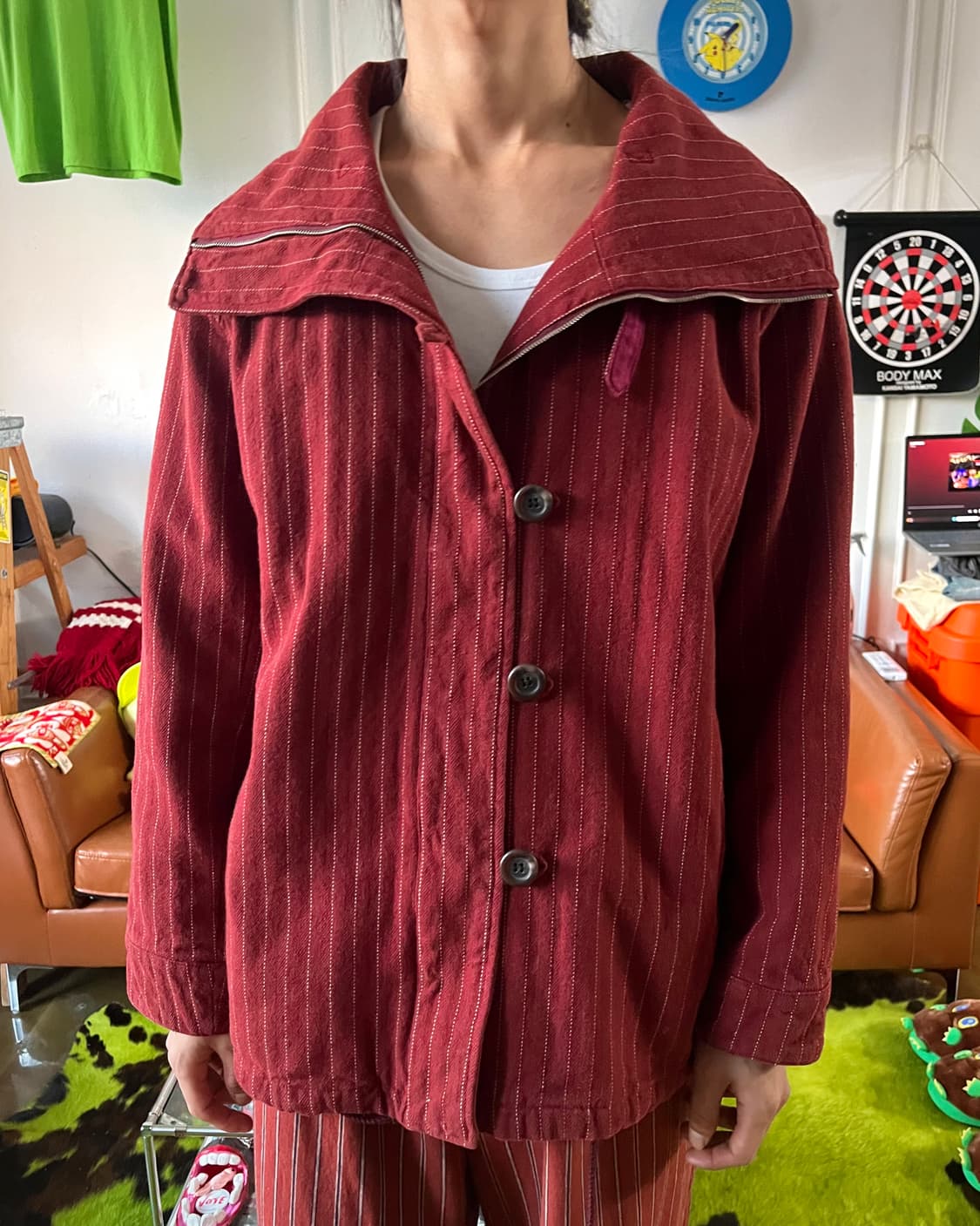 Gerry COSBY Old High-Neck Stripe Jacket 상품이미지3