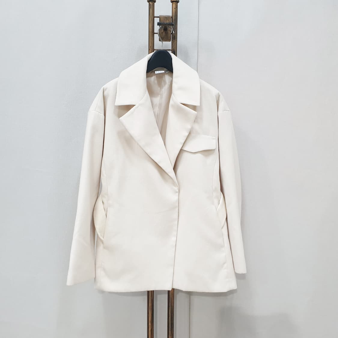 엘르 여성 크림 코트 S 상품이미지1