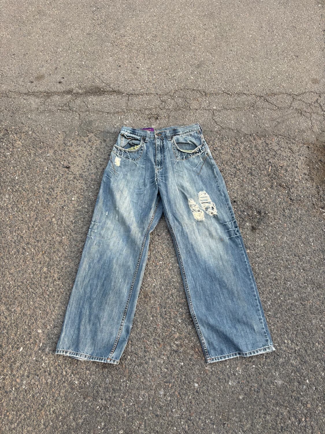 90s’빈티지 자수 힙합팬츠 상품이미지6