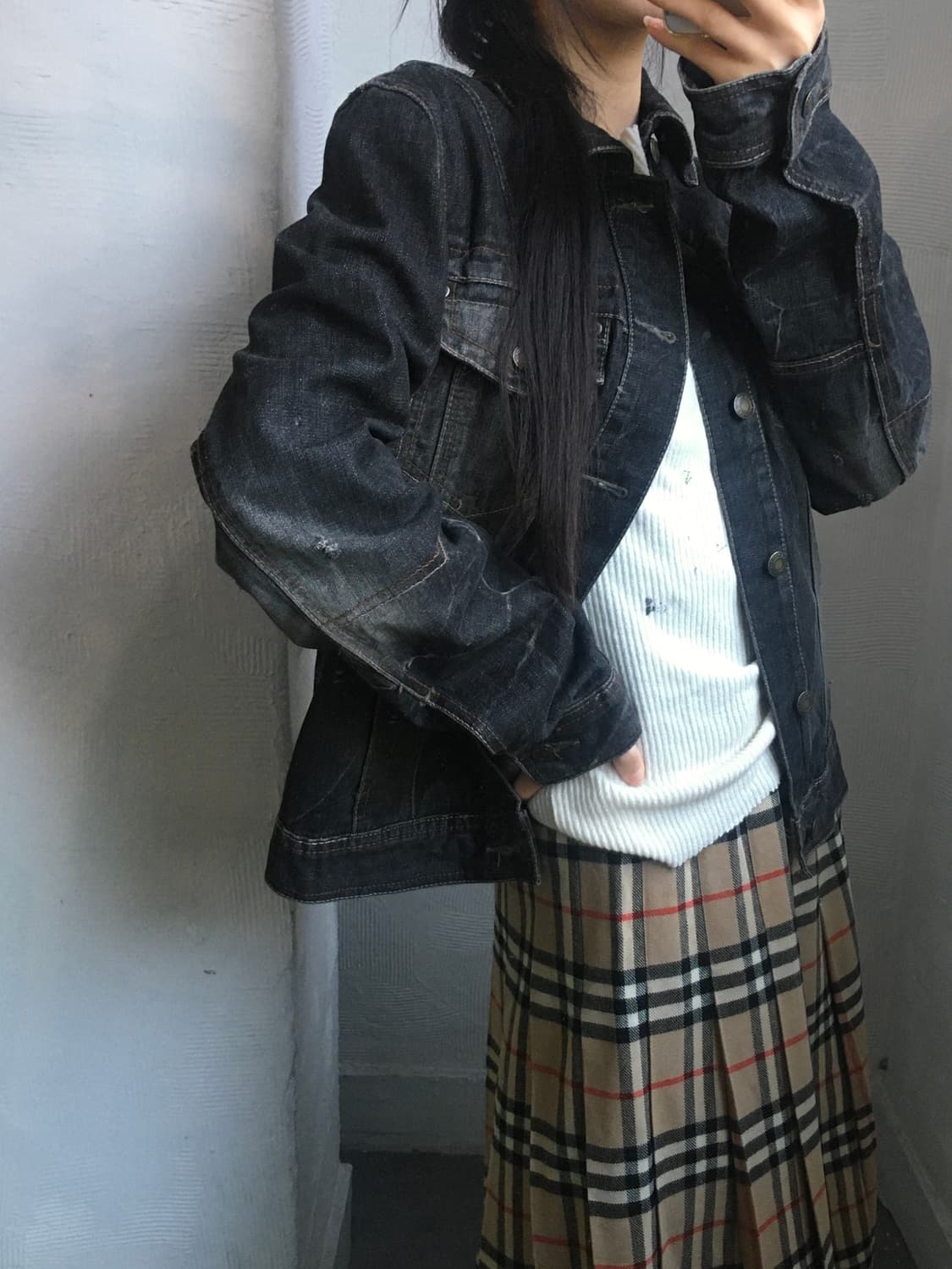 A/X Armani Exchange 아르마니 흑청 데님 자켓  상품이미지3