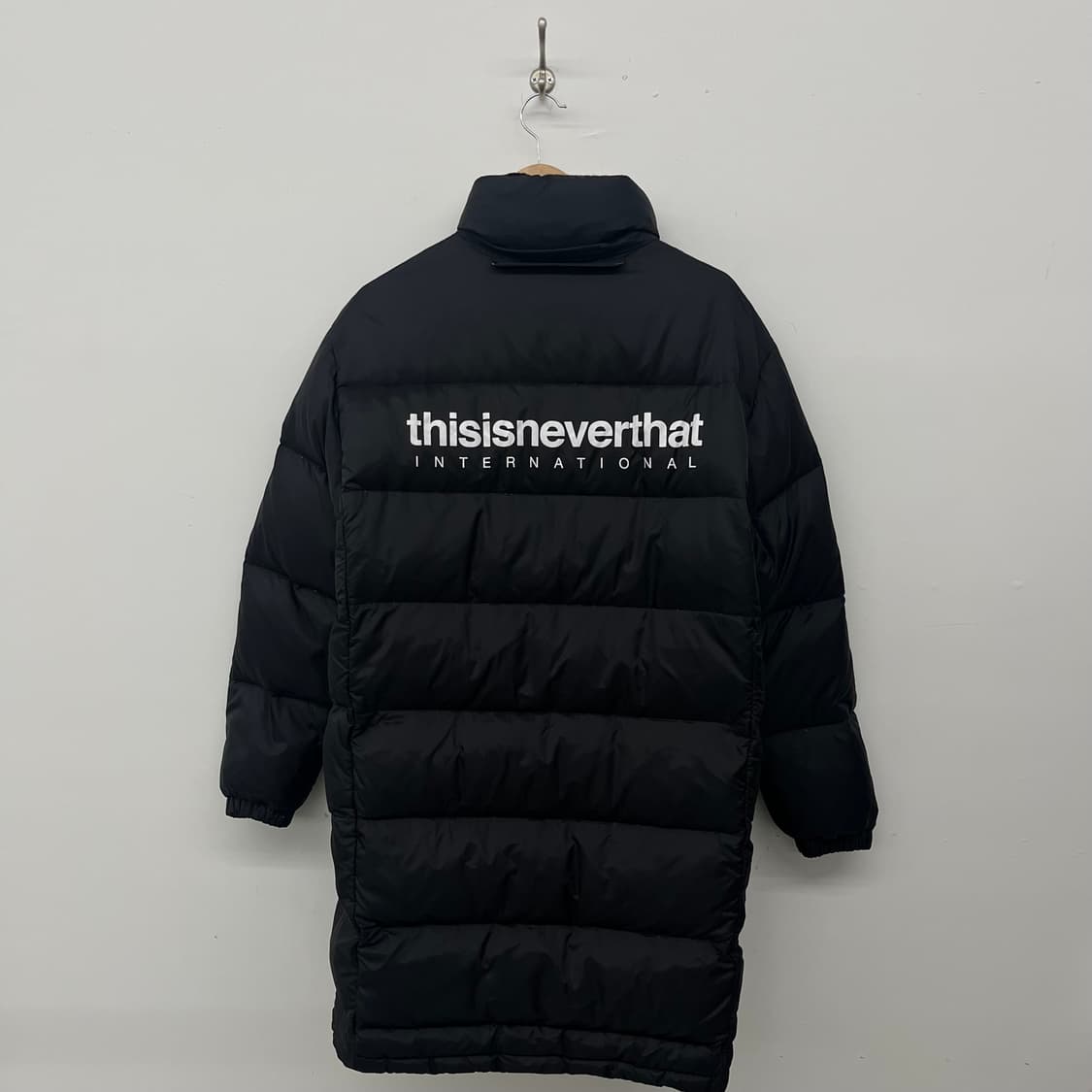 디스이즈네버댓 블랙 롱패딩 남S 상품이미지6