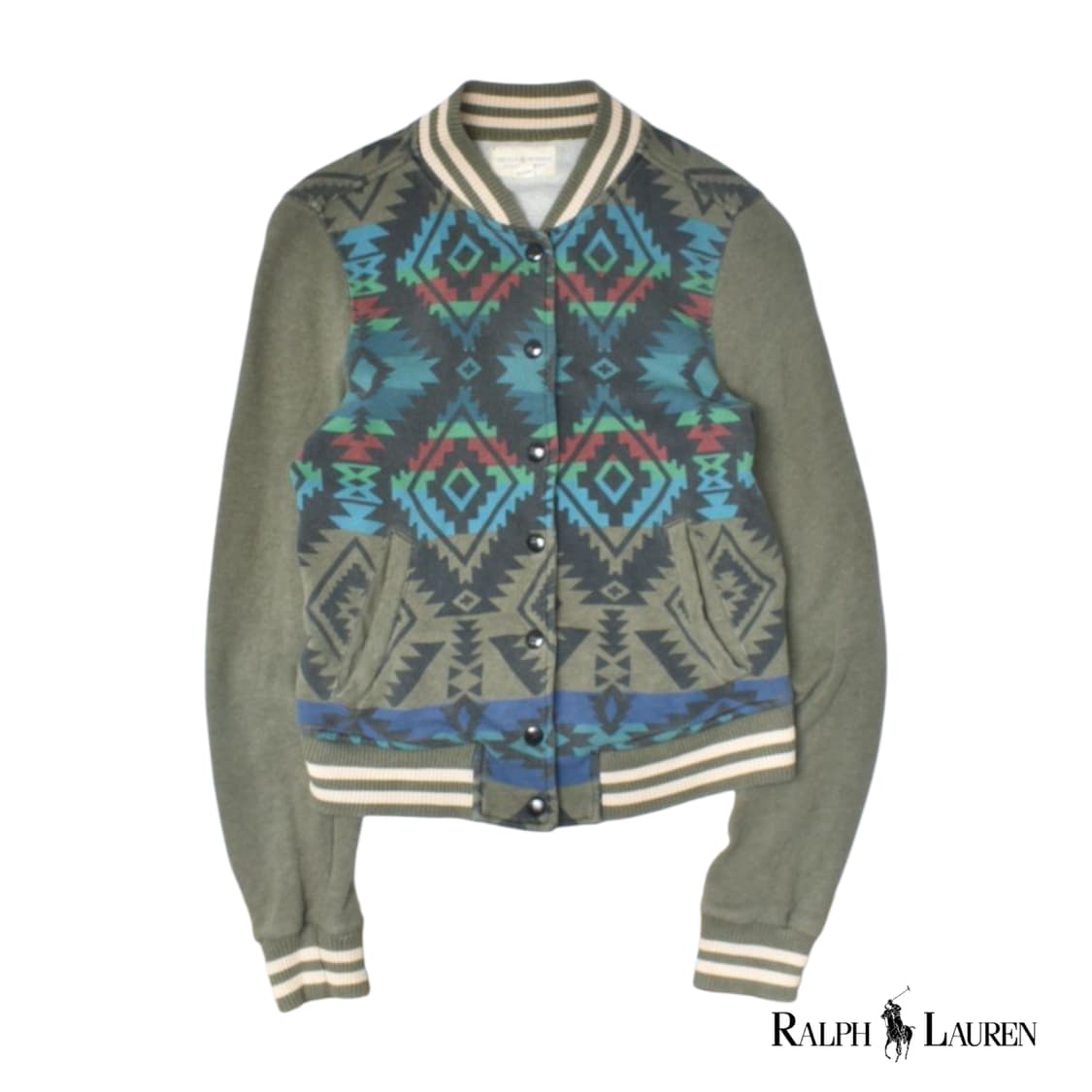 폴로 랄프로렌 데님앤서플라이 나바호패턴 코튼 블루종자켓 M N0750 상품이미지1