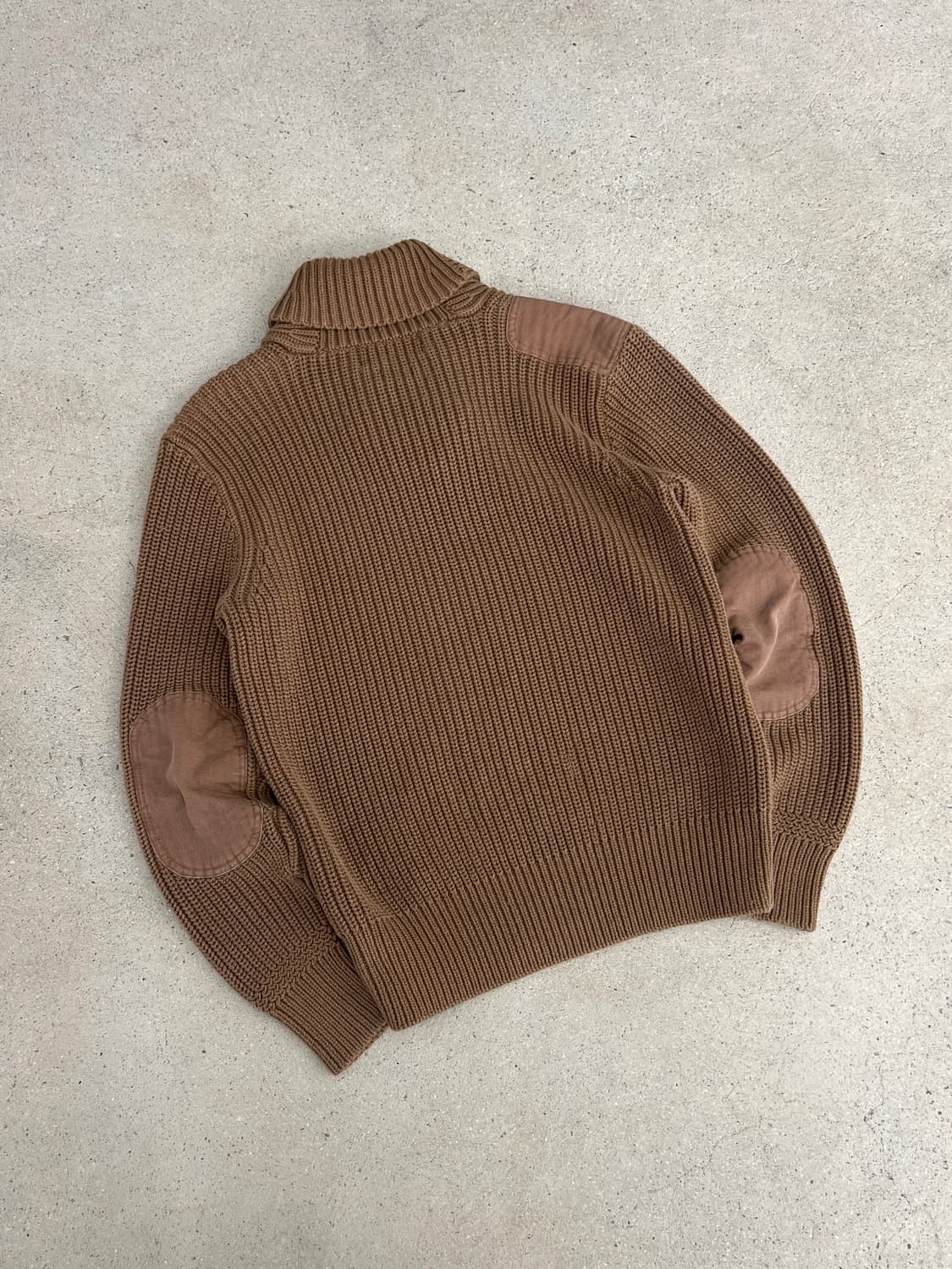 폴로 랄프로렌 엘보패치 숄카라 헤비코튼 니트 상품이미지5