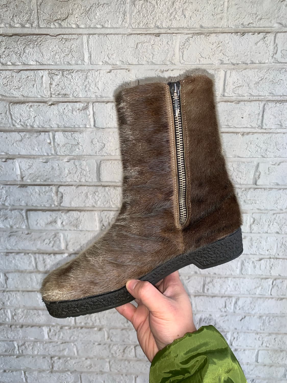 빈티지 퍼 부츠 41 260 상품이미지10