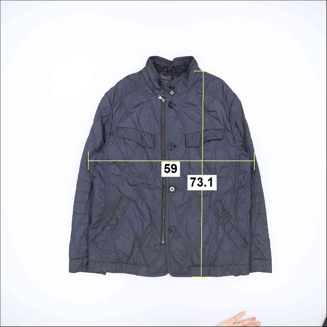 [실측확인] 보스 다이아몬드 퀄팅 자켓 1215J2 상품이미지9