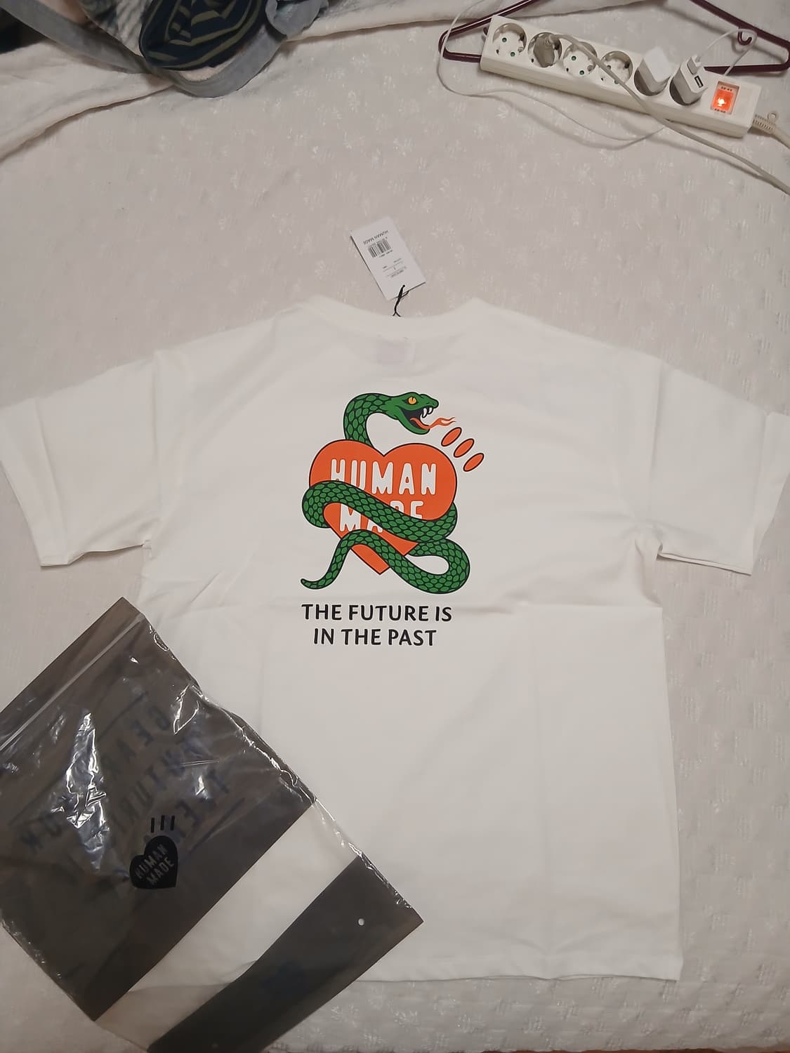 휴먼메이드 화이트 반팔티 상품이미지3