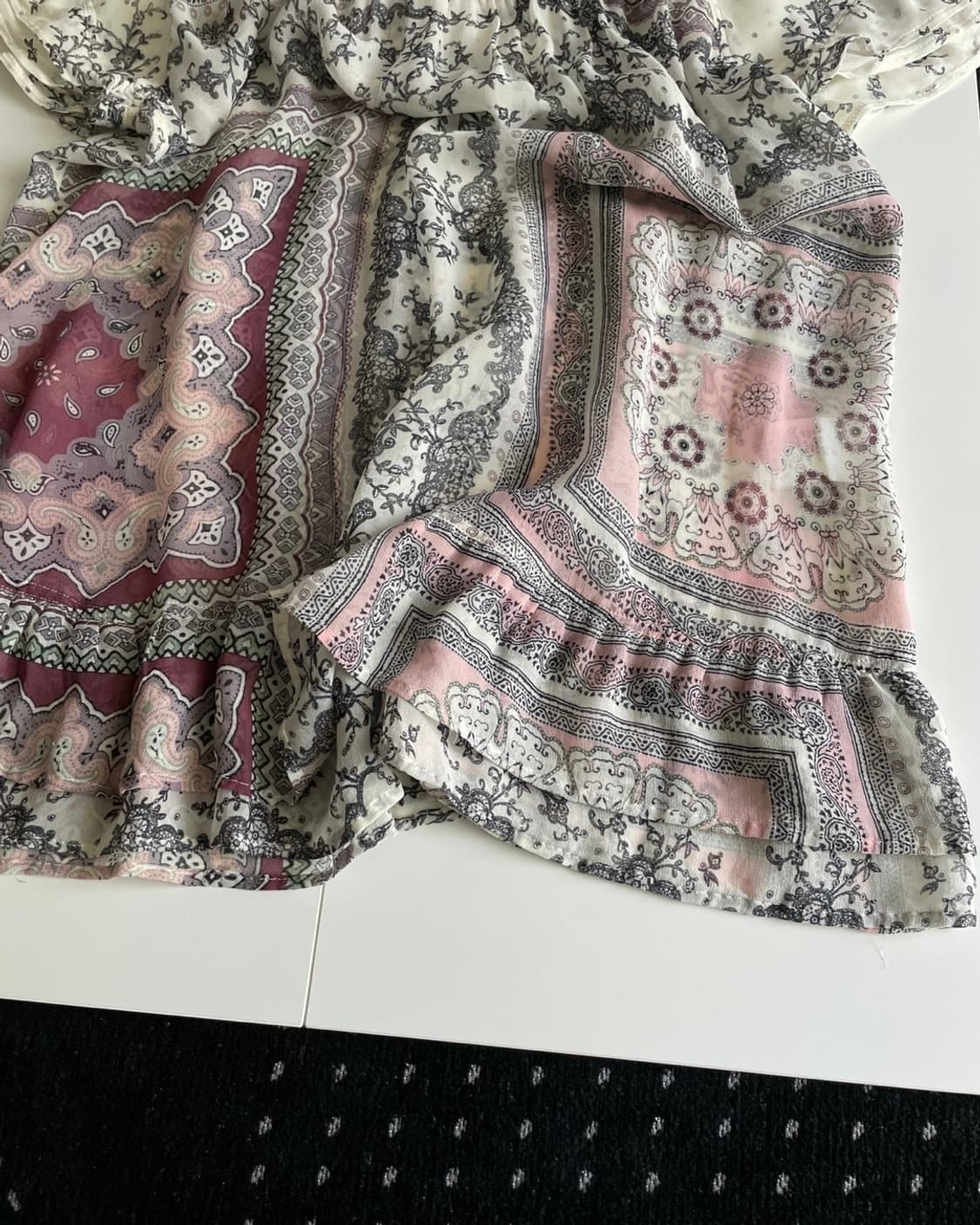 cupro pattern blouse 상품이미지8