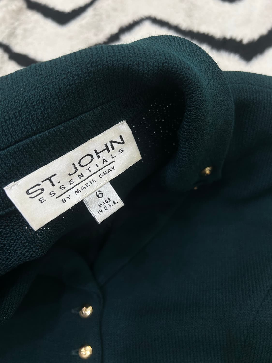 [6]센존 컬렉션 틸블루 골드버튼 자켓/그린/슬림핏 상품이미지4