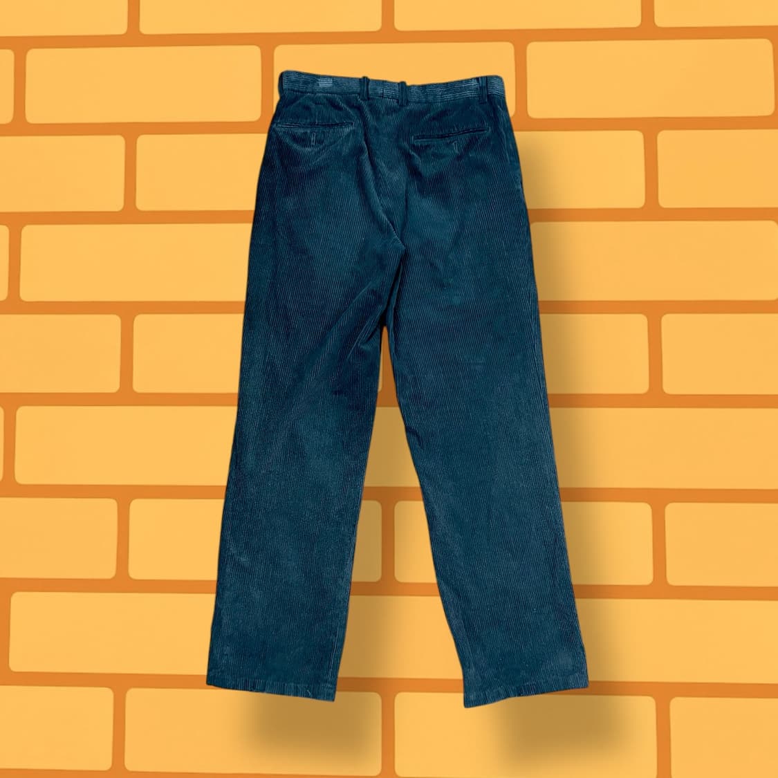 입생로랑 블랙 코듀로이 투턱 팬츠 (31.5) 상품이미지2