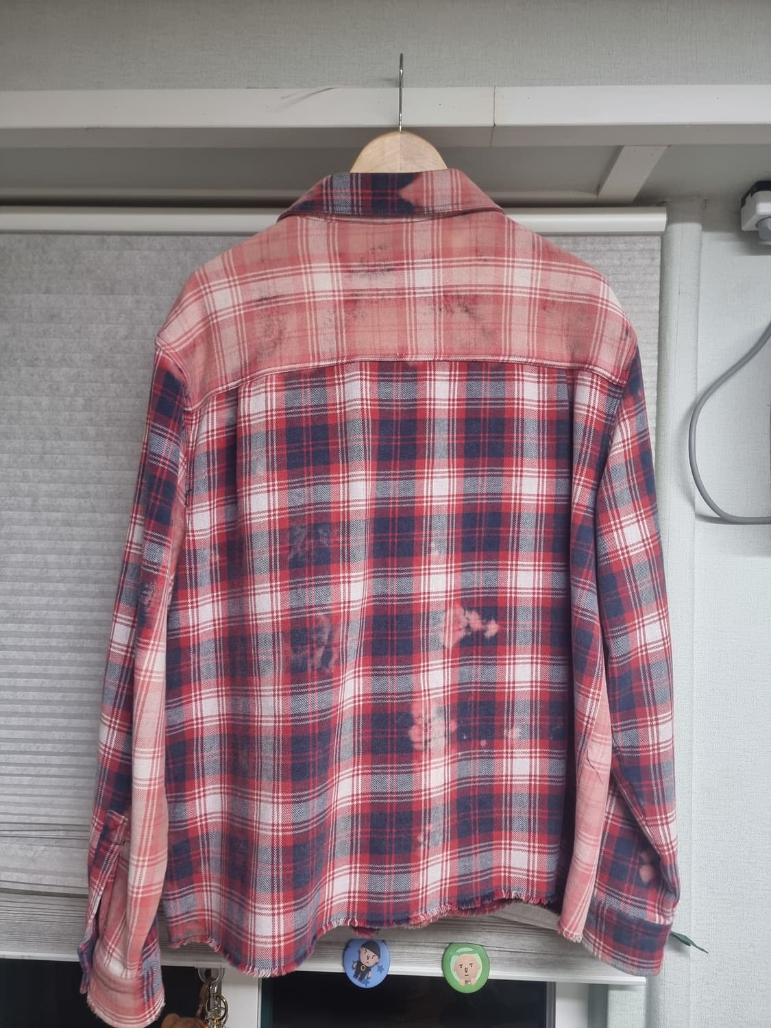 데우스 엑스 마키나 체크셔츠 핑크 상품이미지2