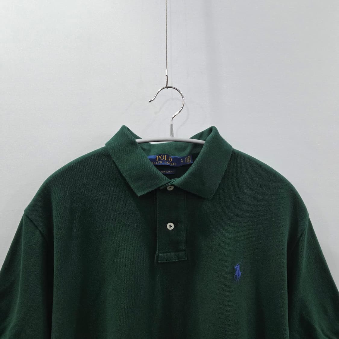 폴로랄프로렌 피케 카라 반팔티 그린 L 상품이미지2