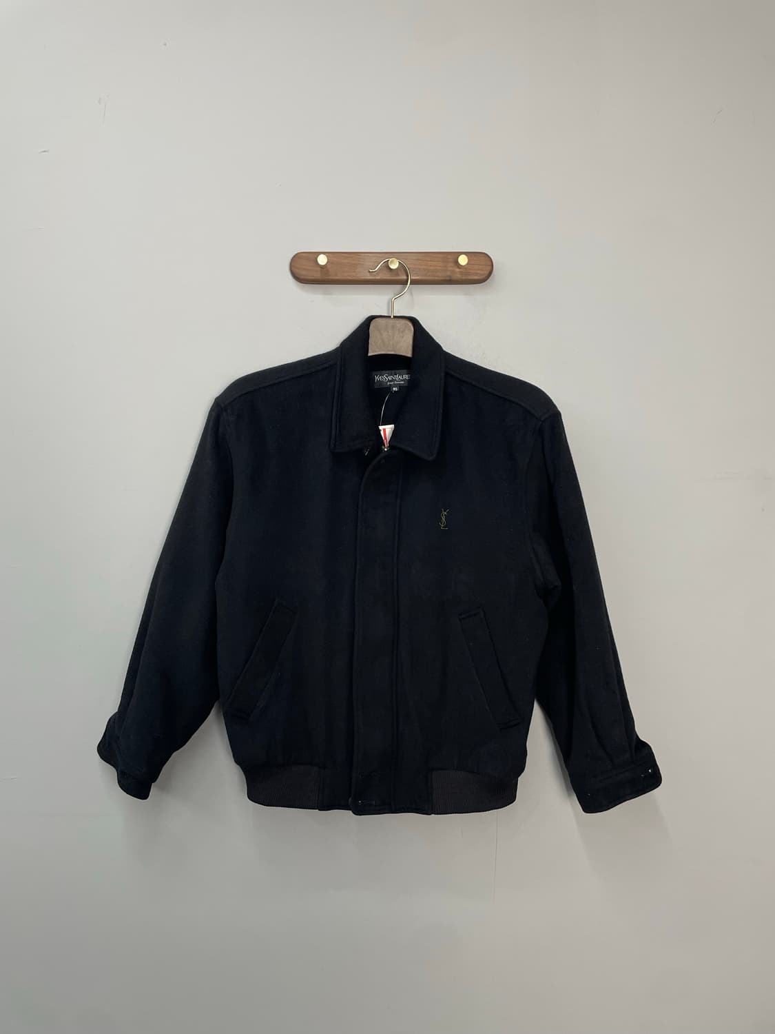 입생로랑 블랙 울 블루종 자켓 H1758 상품이미지2