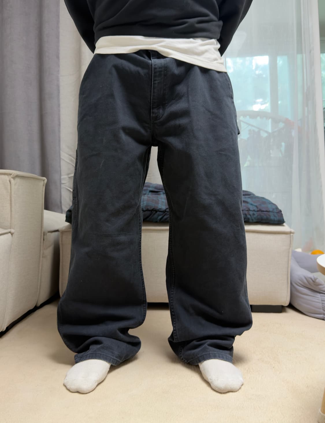 칼하트 카펜터 b11 blk 40x30 상품이미지1