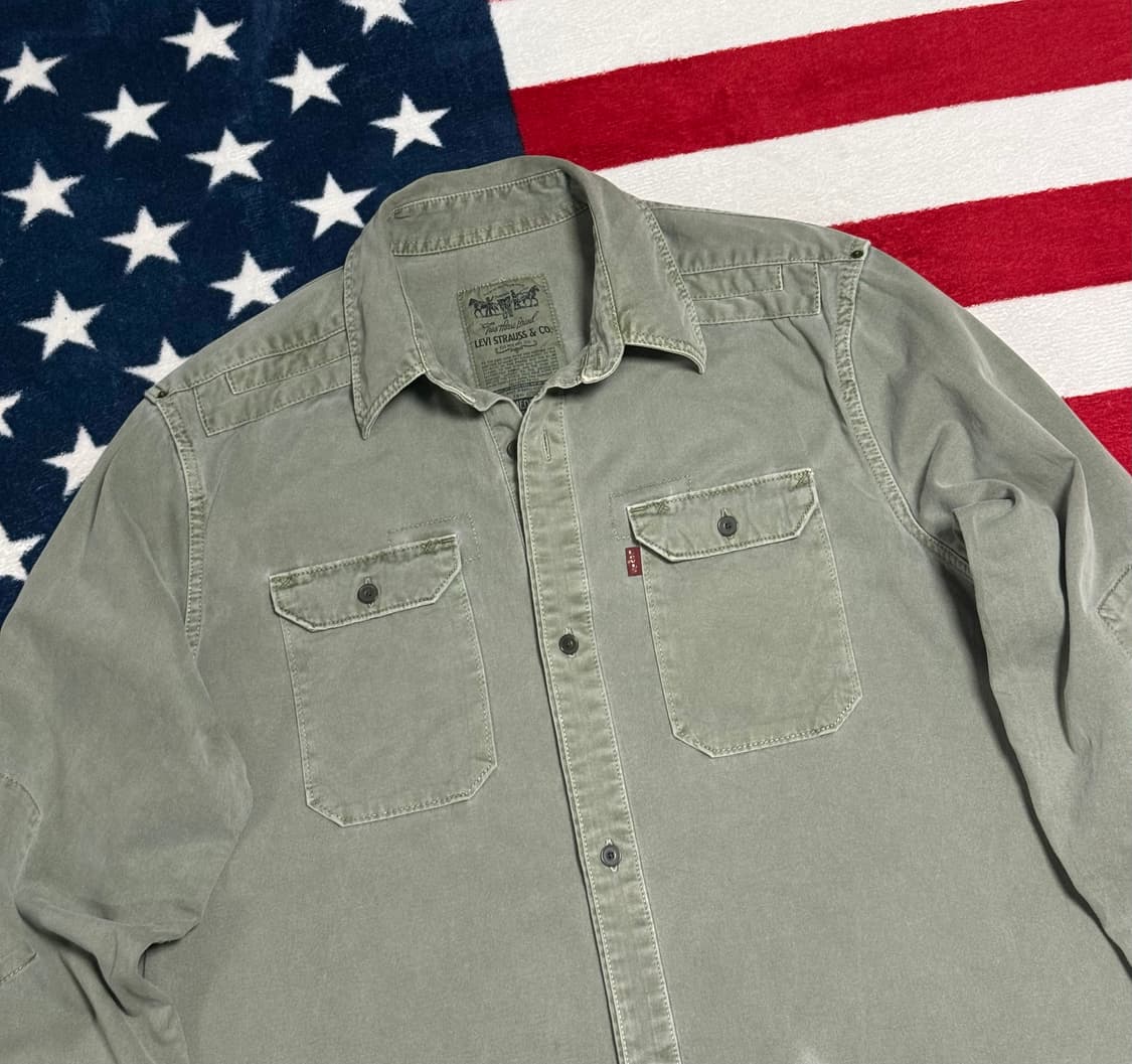 리바이스 밀리터리 헤비 코튼셔츠 Levi’s Vintage Shirt 상품이미지4