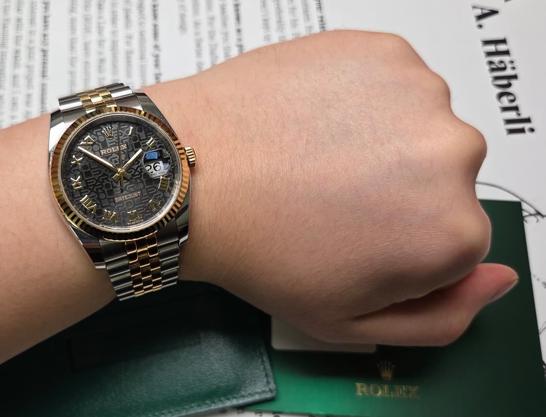 롤렉스 데이저스트 116233 18K콤비 블랙로만 컴퓨터판 상품이미지8