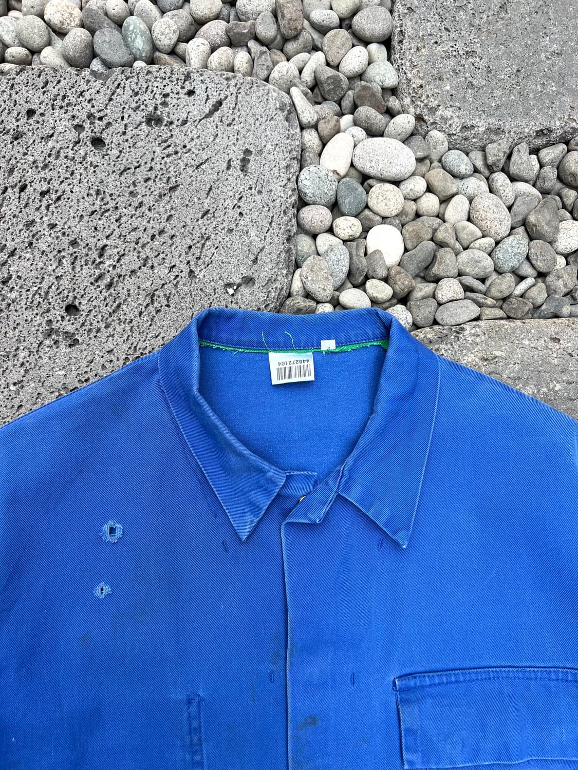 OLD VINTAGE HARD FADED WASHING 프렌치워크자켓 상품이미지7