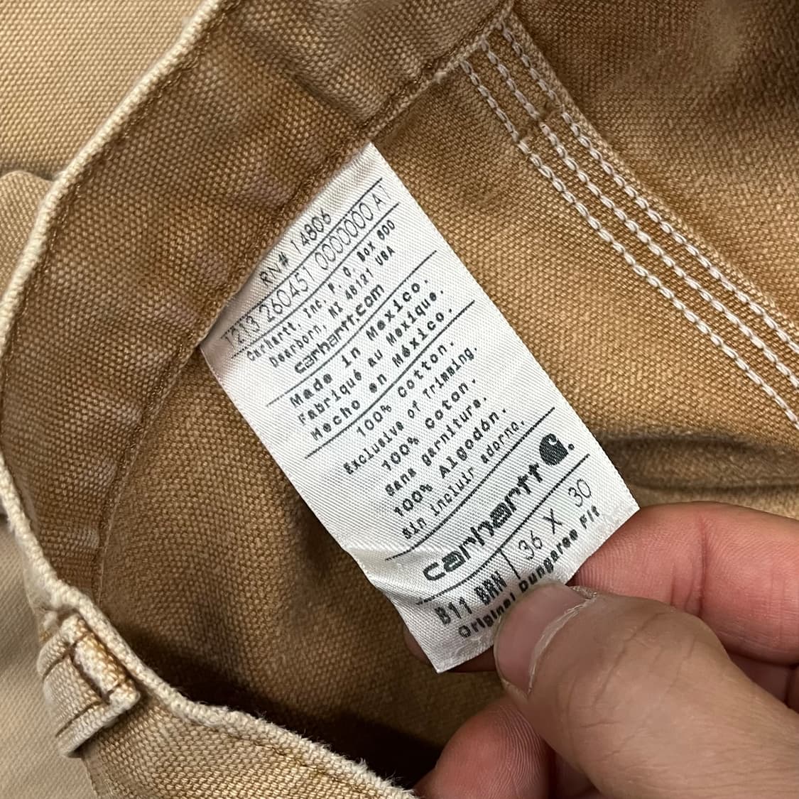 Carhartt B11 카펜터 팬츠 (35“) 상품이미지6