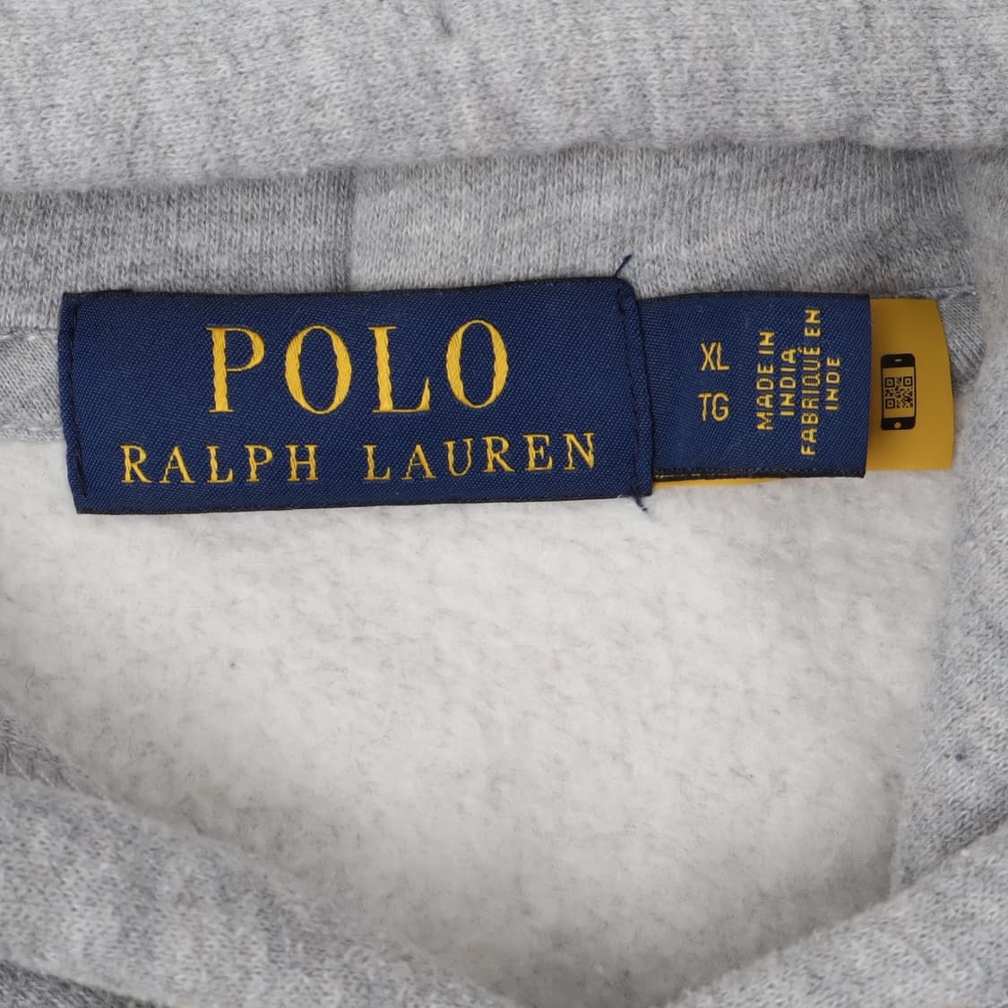 폴로 랄프로렌 QR 그레이 코튼 후드티 상품이미지8