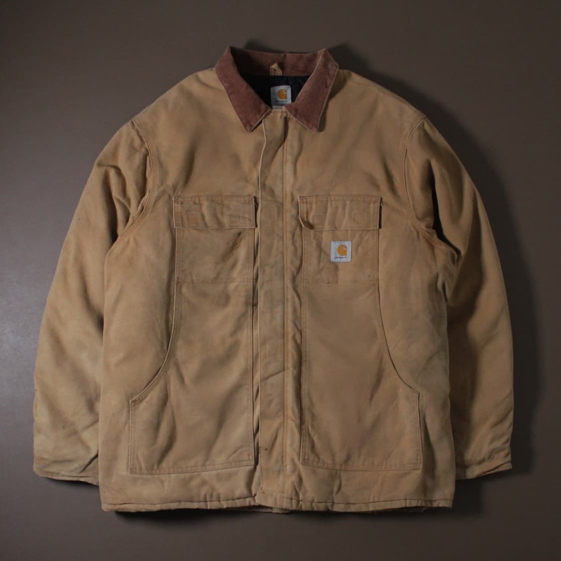 00’s Carhartt 칼하트 베이지 워크자켓 상품이미지1
