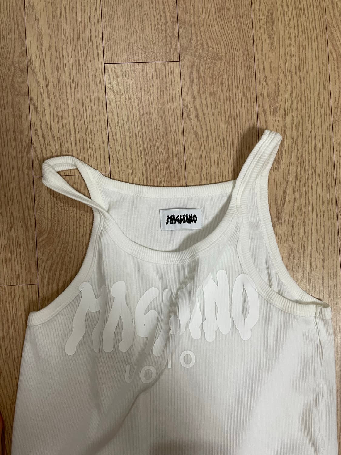 마리아노 슬리브리스 나시 흰색 상품이미지2