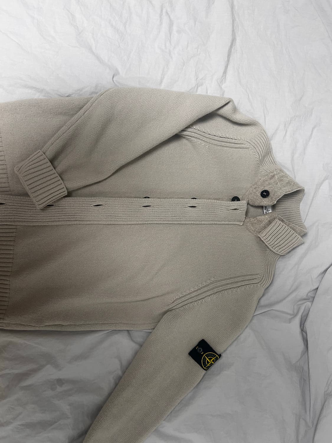 스톤아일랜드 램스울 이중니트 집업 상품이미지5