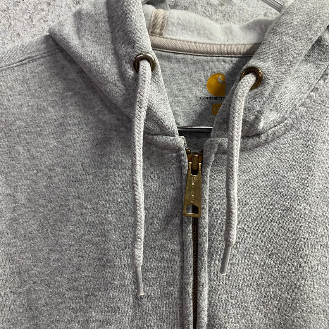 칼하트 그레이 코튼 오리지널핏 후드집업 B4121 상품이미지4