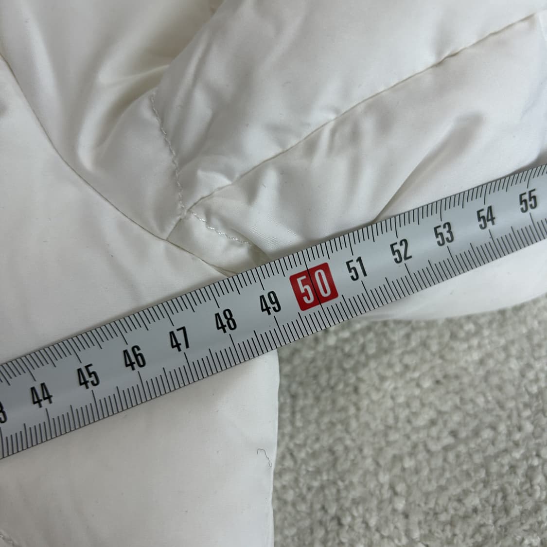 LIFUL 화이트 롱 패딩 점퍼 후드 퍼 s 상품이미지4