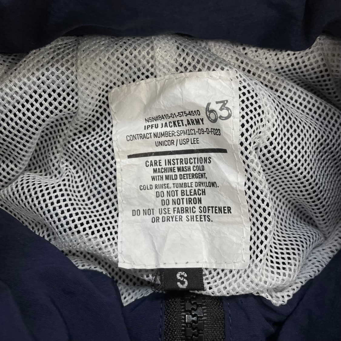 IPFU 복각 US 에어포스 공군 바람막이 자켓 상품이미지3