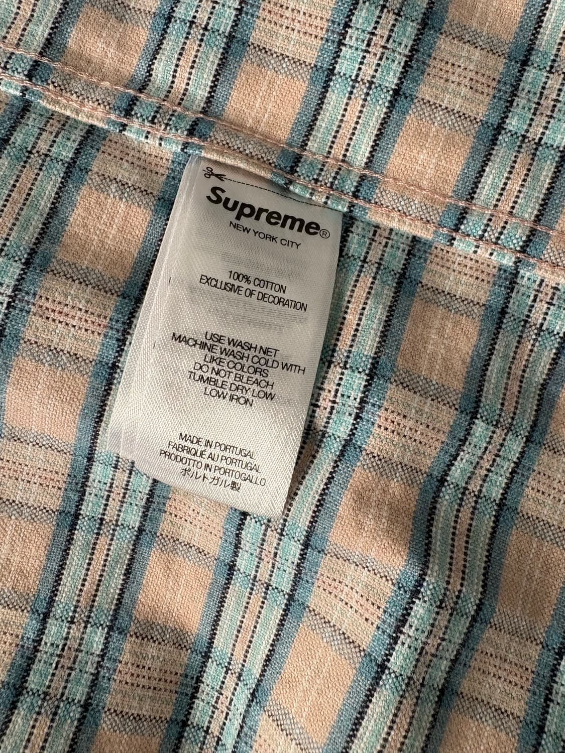 슈프림 플란넬 옥스포드 셔츠 M 상품이미지5