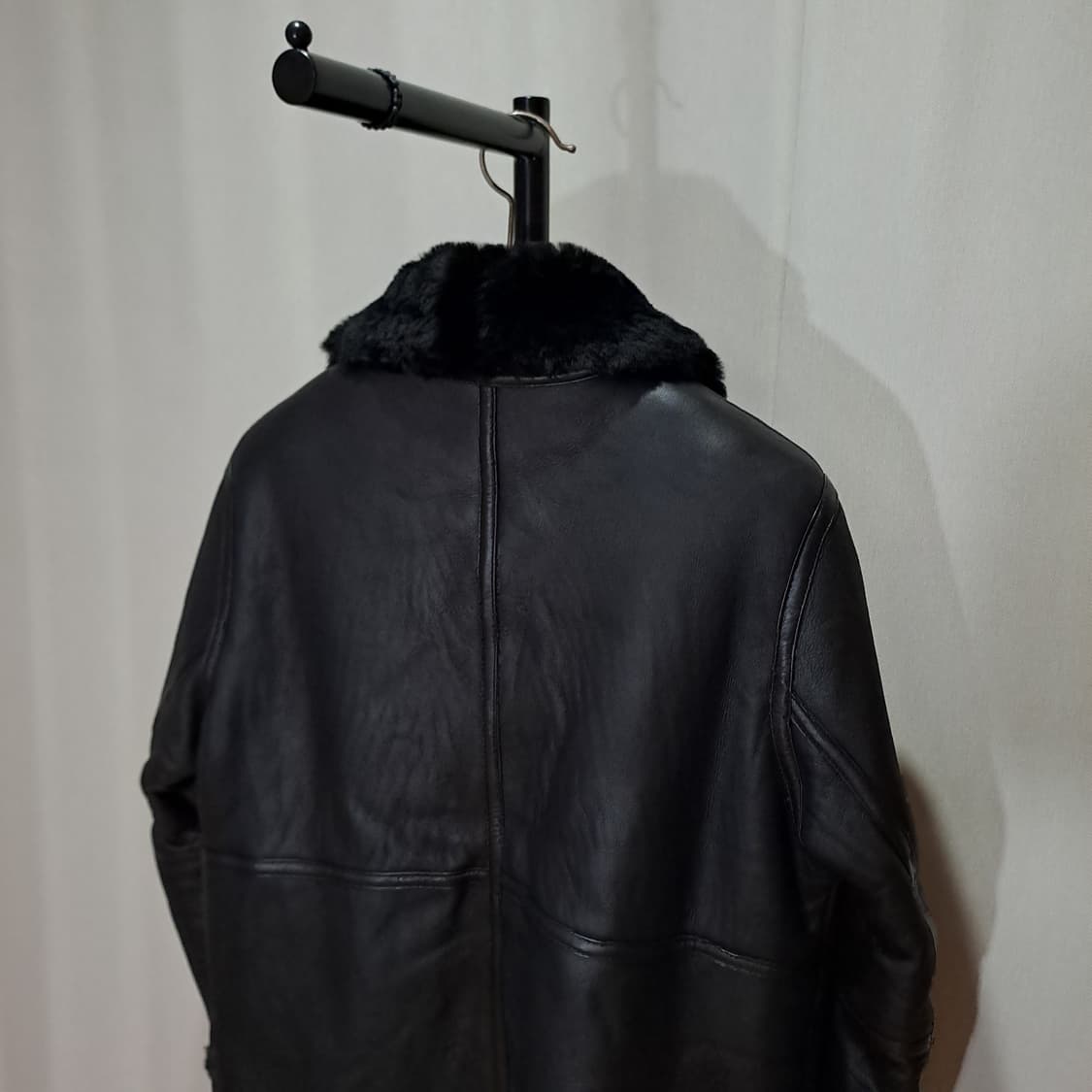 (택포) 이태리 원단 양가죽 양털 롱 무스탕 L B79 상품이미지6